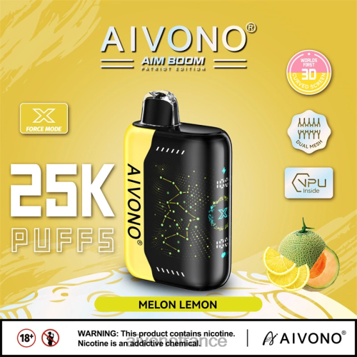 Aivono AIM BOOM 25000 melon citron 88PBH348 - Aivono Vapes