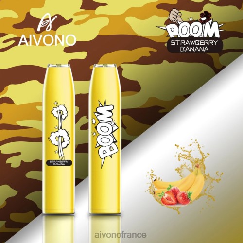 Aivono AIM BOOM 600 fraise banane 88PBH363 - Aivono Vapes