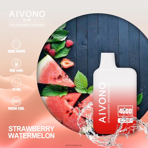 Aivono AIM BOXX 4000 pastèque fraise 88PBH214 - Aivono France