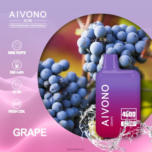 Aivono AIM BOXX 4000 raisin 88PBH213 - Aivono Vapes