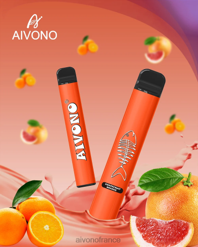 Aivono AIM FISHBONE 600 pamplemousse orange 88PBH280 - Aivono Vape France