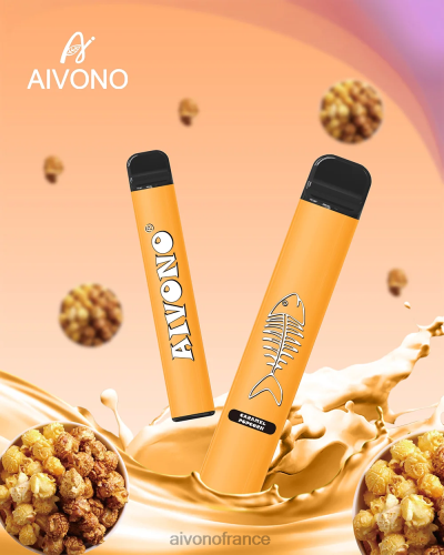 Aivono AIM FISHBONE 600 pop-corn au caramel 88PBH286 - Aivono Puffs