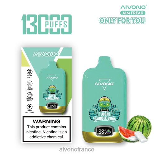 Aivono AIM FREAK 13000 bubble-gum luxuriant 88PBH247 - Aivono Vape