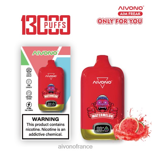 Aivono AIM FREAK 13000 pastèque 88PBH244 - Aivono France