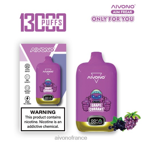 Aivono AIM FREAK 13000 raisin de Corinthe 88PBH251 - Aivono Puffs