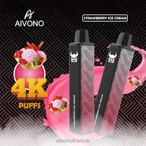 Aivono AIM FREAK 4000 glace à la fraise 88PBH263 - Aivono Vapes