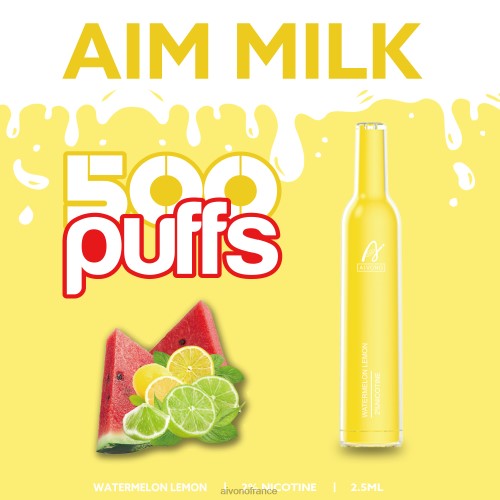 Aivono AIM MILK 500 citron pastèque 88PBH270 - Aivono Vape France
