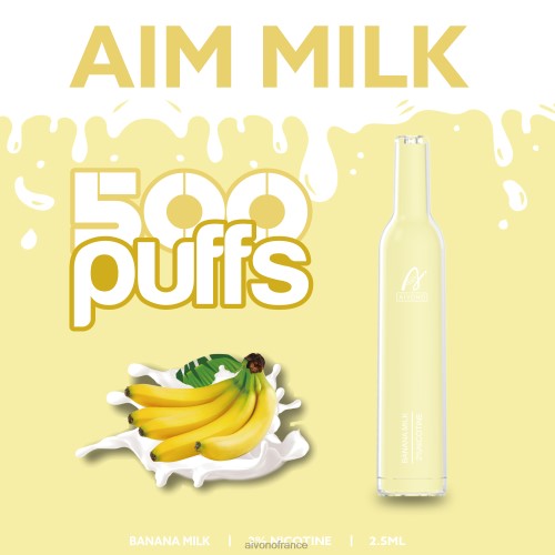 Aivono AIM MILK 500 lait de banane 88PBH275 - Aivono Vape France
