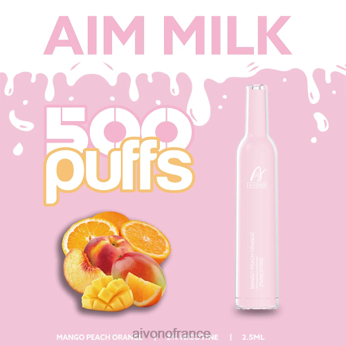 Aivono AIM MILK 500 mangue pêche orange 88PBH269 - Aivono France