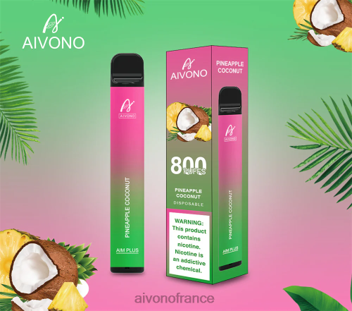 Aivono AIM PLUS 800 ananas noix de coco 88PBH200 - Aivono Vape France