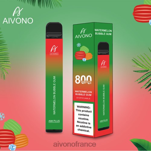 Aivono AIM PLUS 800 bubble-gum à la pastèque 88PBH198 - Aivono Vapes