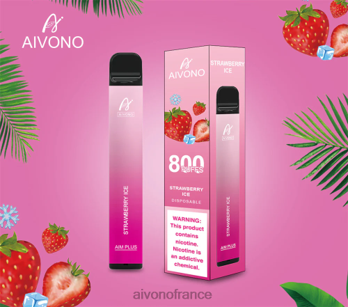 glace à la fraise