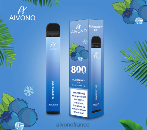 Aivono AIM PLUS 800 glace aux myrtilles 88PBH175 - Aivono Vape France