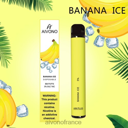 Aivono AIM PLUS 800 glace à la banane 88PBH171 - Aivono Puffs