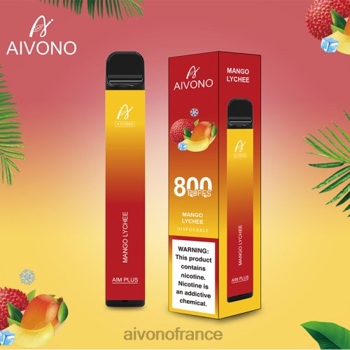 Aivono AIM PLUS 800 litchi mangue 88PBH185 - Aivono Vape France