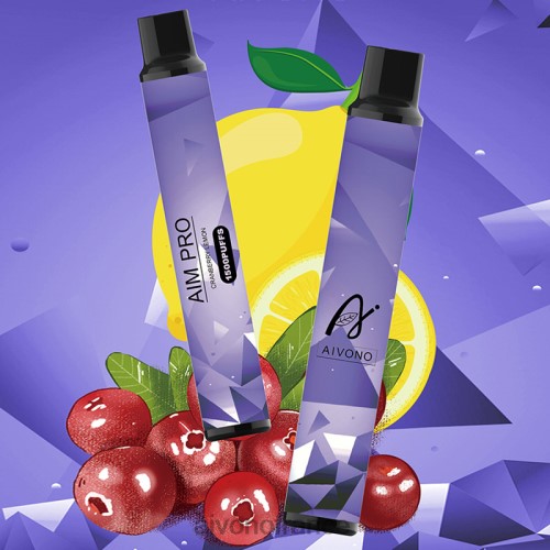 Aivono AIM PRO 1500 citron canneberge 88PBH168 - Aivono Vapes
