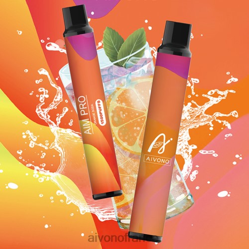 Aivono AIM PRO 1500 soda à lorange 88PBH165 - Aivono Vape France