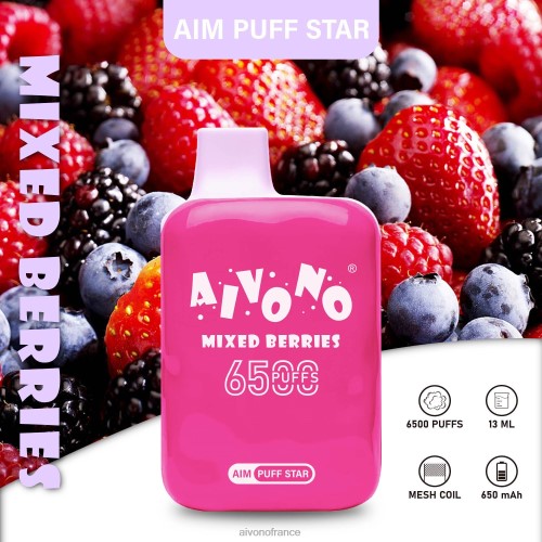 Aivono AIM PUFF STAR 6500 baies mélangées 88PBH290 - Aivono Vape France