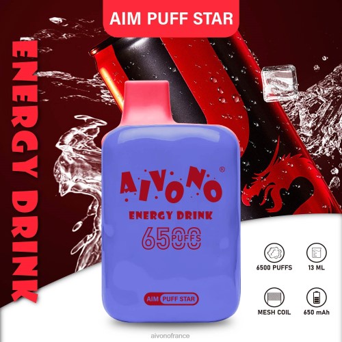 Aivono AIM PUFF STAR 6500 boisson énergisante 88PBH293 - Aivono Vapes