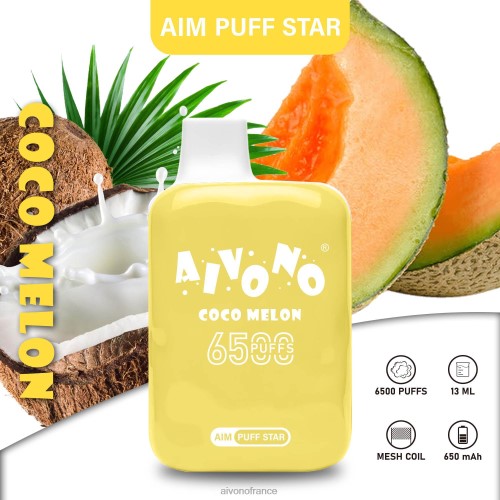 Aivono AIM PUFF STAR 6500 cocomelon 88PBH297 - Aivono Vape