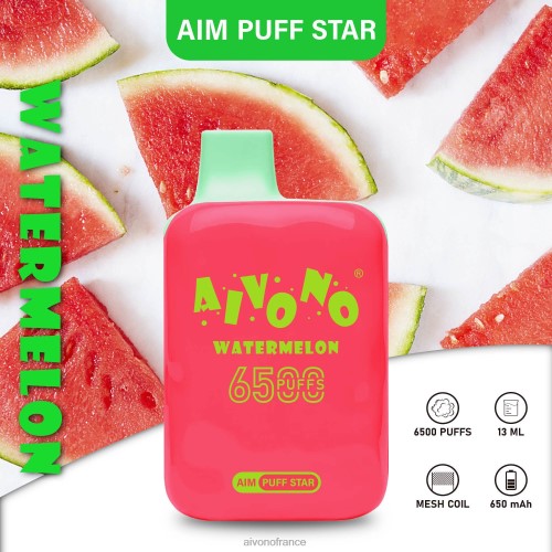 Aivono AIM PUFF STAR 6500 pastèque 88PBH291 - Aivono Puffs