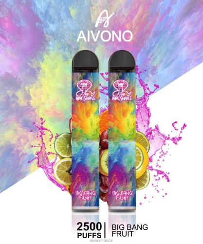 Aivono AIM SNAKE 2500 fruit du big bang 88PBH322 - Aivono Vape
