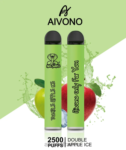 Aivono AIM SNAKE 2500 glace double aux pommes 88PBH304 - Aivono France
