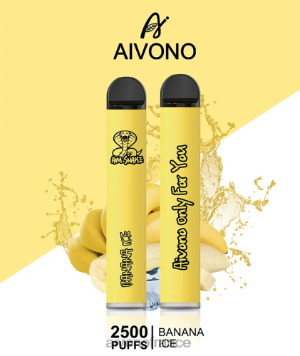 Aivono AIM SNAKE 2500 glace à la banane 88PBH298 - Aivono Vapes