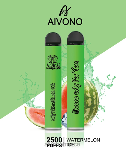 Aivono AIM SNAKE 2500 glace à la pastèque 88PBH321 - Aivono Puffs