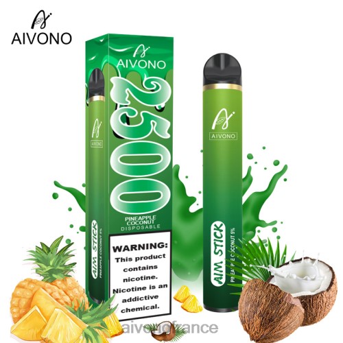 Aivono AIM STICK 2500 ananas noix de coco 88PBH153 - Aivono Vapes