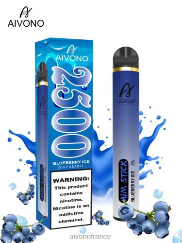 Aivono AIM STICK 2500 glace aux myrtilles 88PBH152 - Aivono Vape