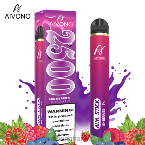Aivono AIM STICK 2500 mélanger les baies 88PBH158 - Aivono Vapes
