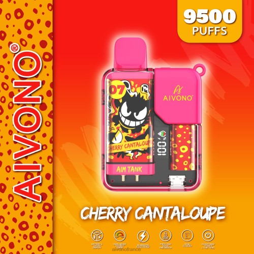 Aivono AIM TANK 9500 cantaloup cerise 88PBH45 - Aivono Vape France