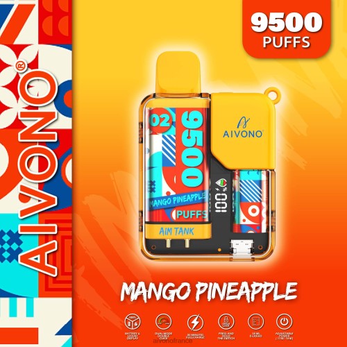 Aivono AIM TANK 9500 mangue ananas 88PBH34 - Aivono France
