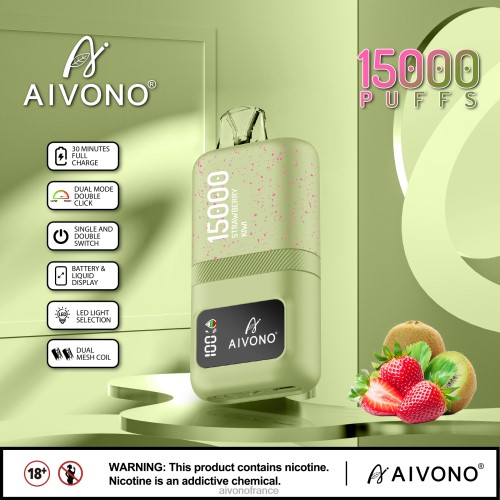 Aivono AIM magic 15000 fraise-kiwi 88PBH63 - Aivono Vapes