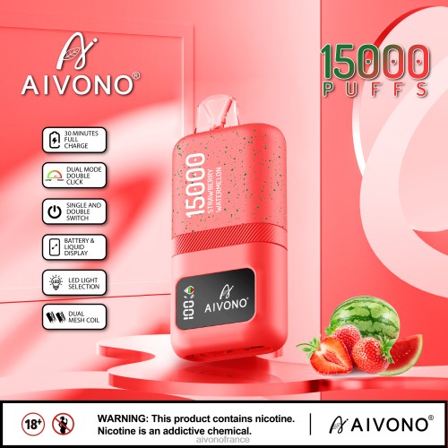 Aivono AIM magic 15000 pastèque fraise 88PBH58 - Aivono Vapes