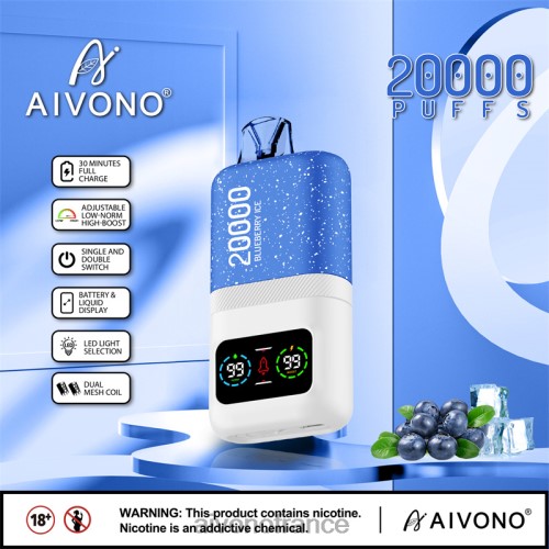 Aivono AIM magic 20000 glace aux myrtilles 88PBH73 - Aivono Vapes