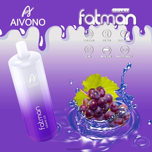 Aivono FATMAN 6800 glace aux raisins 88PBH24 - Aivono France