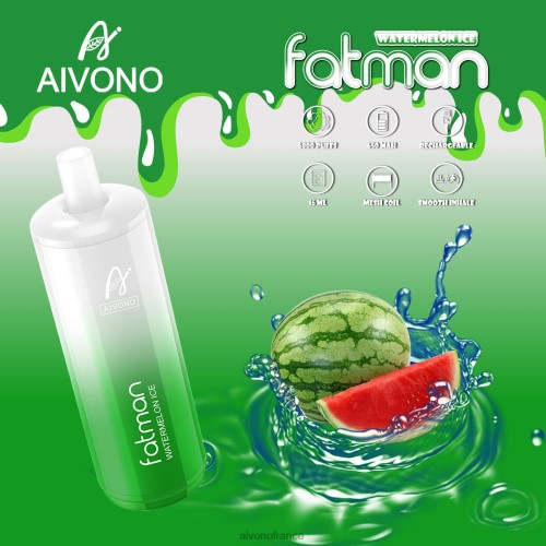 Aivono FATMAN 6800 glace à la pastèque 88PBH28 - Aivono Vapes