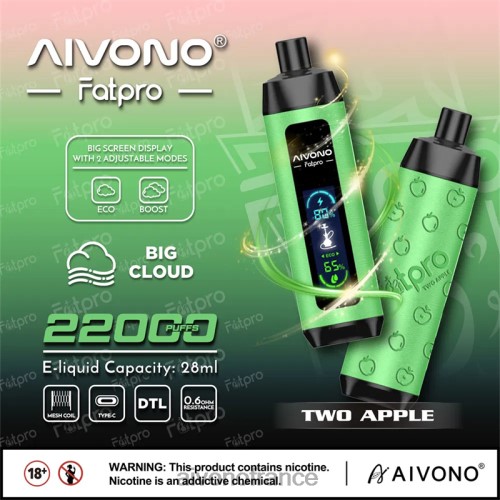 Aivono Fatpro 22000 deux pommes 88PBH1 - Aivono Puffs