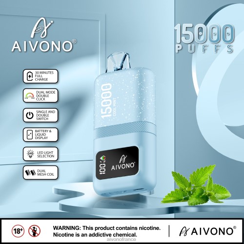 Aivono AIM magic 15000 menthe fraîche 88PBH62 - Aivono Vape