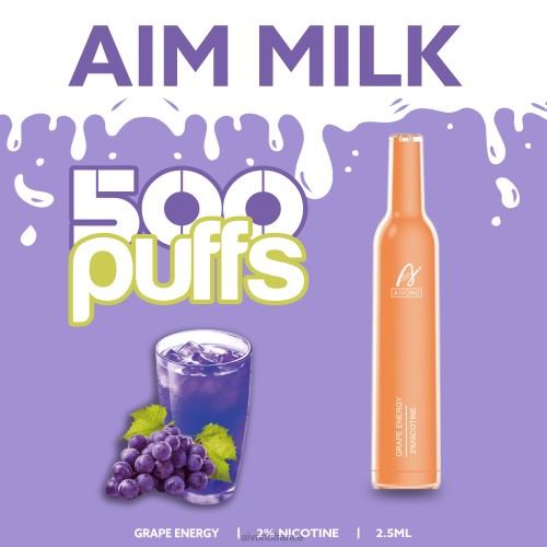 Aivono AIM MILK 500 énergie du raisin 88PBH265 - Aivono Vape France